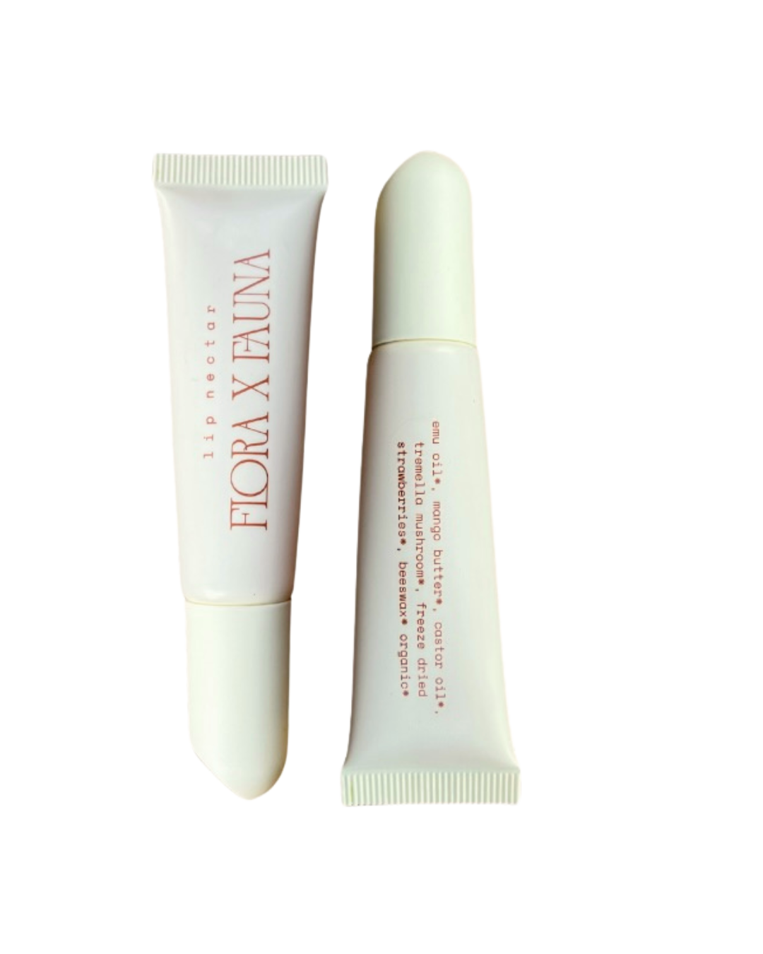 front and back of lip nectar tube